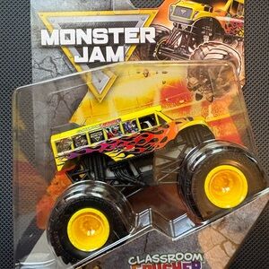 Classroom Crusher Toy Truck - Yellow and Black Monster Jam